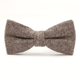 Retro Herrenfliege - Brauntöne & Schwarz