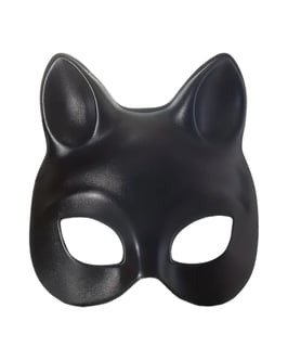 Maske Katze - Schwarz