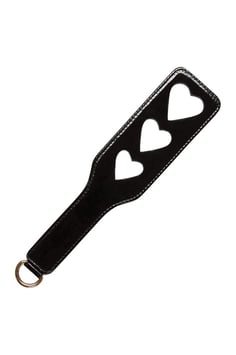 Heart Spanking Paddle - Schwarz
