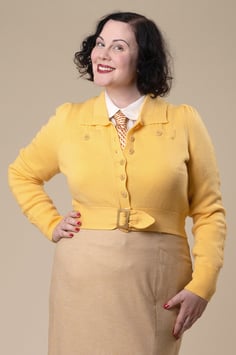 The Catch Me If You Can Cardi, Banana cream (30er/40er Jahre Stil)