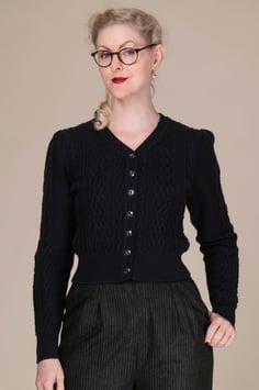 The Ice Breaker Cardigan - Black
