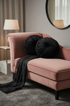 Boudoir Zierkissen - Rund Velvet