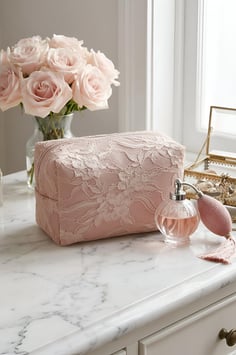 Boudoir Kosmetiktasche - Rosa