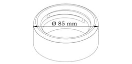 Kit Fuel sender Blind + Cerbero Ø105mm