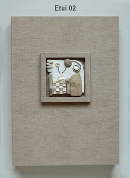 Etui mosaïqué pour monographie