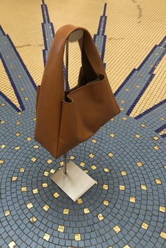 Cabas Shopper  camel Bag made in Bordeaux