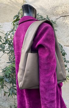 Shopper Bag  Taupe made in Bordeaux