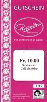 Gutscheine mit verschiedenen Beträgen