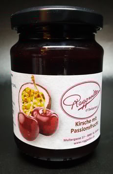 Kirschen mit Passionsfrucht