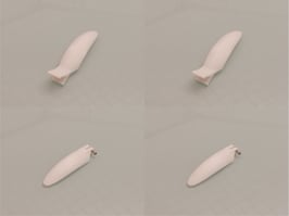 1 Set Schmutzfänger schmal, für ein komplettes Paar Floig