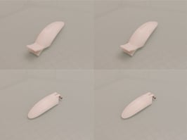 1 Set Schmutzfänger breit, für ein komplettes Paar Floig