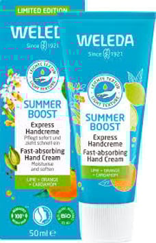 Weleda Summer Boost Express Handcreme Creme Tb 50 ml   1044541