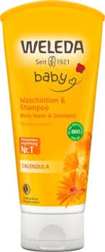 Weleda BABY CALENDULA Waschlotion & Shampoo Tb 200 ml  5455478