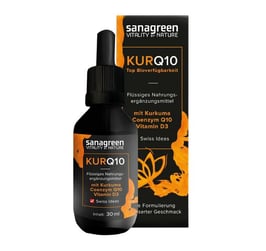 KurQ10 Kurkuma Sanagreen, Pipettenflasche à 30 ml - pcode 1009997