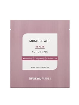 Thank You Farmer Miracle Age Repair Cotton Mask 25ml - NKTYF30