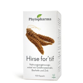 Phytopharma Hirse for`tif Kaps 100 Stk.,  4464831