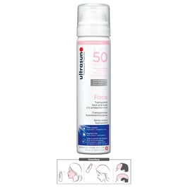 Ultrasun Transparent Face Spray SPF50, 75 ml - pcode 7815379