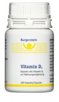 Burgerstein Vitamin D3 600 IE - 100 Kapseln - pcode 6091601
