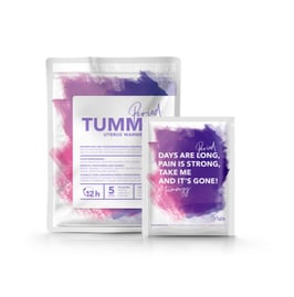 TUMMZY Menstruations Pflaster 10x13cm selbstwärmend und natürlich, 5 Stk. - pcode 7778416