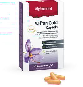 ALPINAMED Safran Gold Kapseln 30 Kps. - pcode 7779660