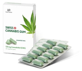 Swiss Cannabis Kaugummi Minze - 24 Stk. - pcode 7462324