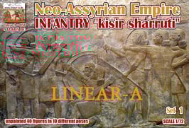 linear-A 056 Neo-Assyrian Empire 911-605 BC Set 1   INFANTRY "kisir sharruti"