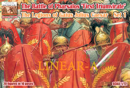linear-A 063 The Battle of Pharsalos "First Triumvirate"  THE LEGIONS OF GAIUS JULIUS CAESAR Set 1