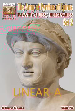 LINEAR-A 045 The Army of Pyrrhus of Epirus  INFANTRY ALLIES / MERCENARIES Set 2  3rd Century BC
