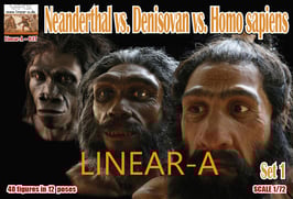 LINEAR-A 037 Neanderthal vs. Denisovan vs. Homo sapiens  Set 1