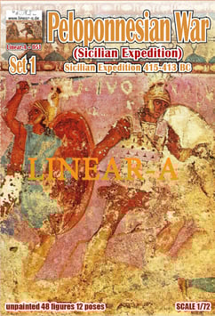 LINEAR-A 051 Peloponnesian War, Sicilian Expedition 415-413 BC Set 1  "The Army of Syracuse INFANTRY"
