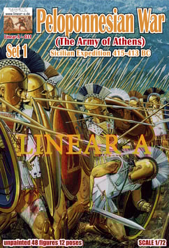 LINEAR-A 031 Peloponnesian War, Sicilian Expedition 415-413 BC Set 1 "The Army of Athens"