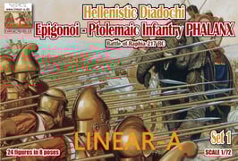 LINEAR-A 034 Hellenistic Diadochi / Epigonoi - Ptolemaic Infantry PHALANX Set 1 "Battle of Raphia 217 BC"