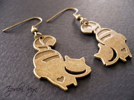 Boucles d'oreilles Cheshire Cat