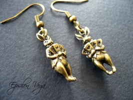 Boucles d'oreilles Lapin Blanc