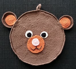 Bär (Topflappen/Pfanntatze)