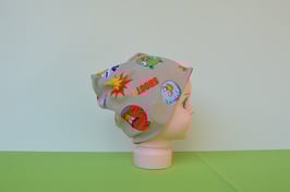 Beanie short Birds/rot KU 46/48