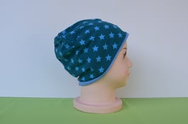Beanie short Sterne/blau KU 52/54
