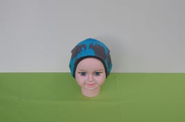 Beanie short Nashorn/grau-melliert KU 43/45