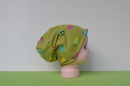 Beanie long Küken/grün KU 46/48