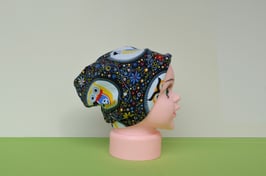 Beanie short Eule/gestreift KU 40/42