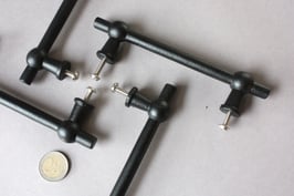 1 Griff rustikal schwarz Landhaus / black rustic drawer pull Farmhouse