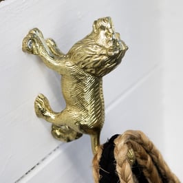 Garderobenhaken Löwe gold | Lion Animal Coat Hook | Hollywood Regency Home Decor | Schrankgriff