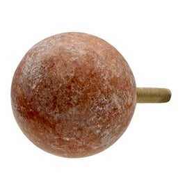 Griff aus Stein Kugel Rosé | Stone Ball Cabinet Knob