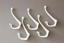 3 Handtuchhaken romantisch weiß | towel hooks white romantic