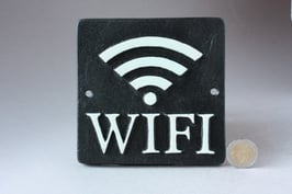 WIFI Schild aus Eisen | WLAN | information sign made of iron