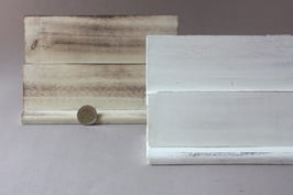 Doppelte Holzleiste für Scrabble Buchstaben Fliesen | shelf for Scrabble letters