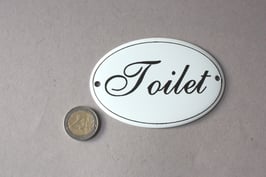 Toilet Metallschild Vintage / door sign