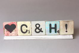 Scrabble Buchstabe | persönliches Geschenk | Scrabble letters decor