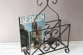 Eisen Zeitungsständer Boho / iron newspaper stand Vintage