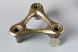 Bronzeleuchter Brutalist | candleholder bronze